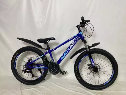 Велосипед подростковый спортивный Batler XC400, 24д бело-синий